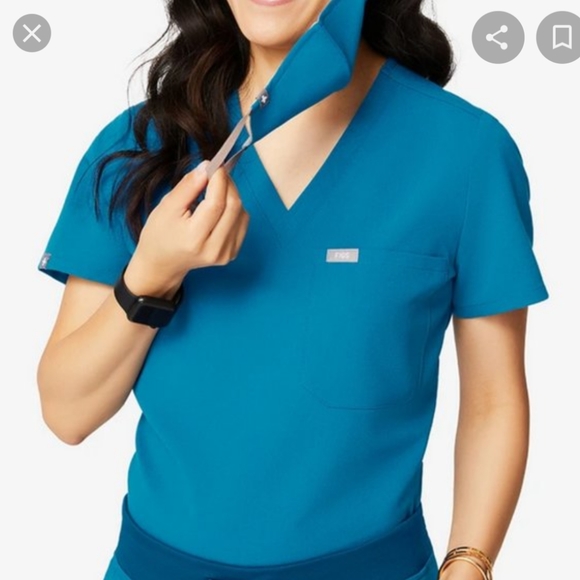 Figs Tops Figs Alps Blue Catarina Poshmark